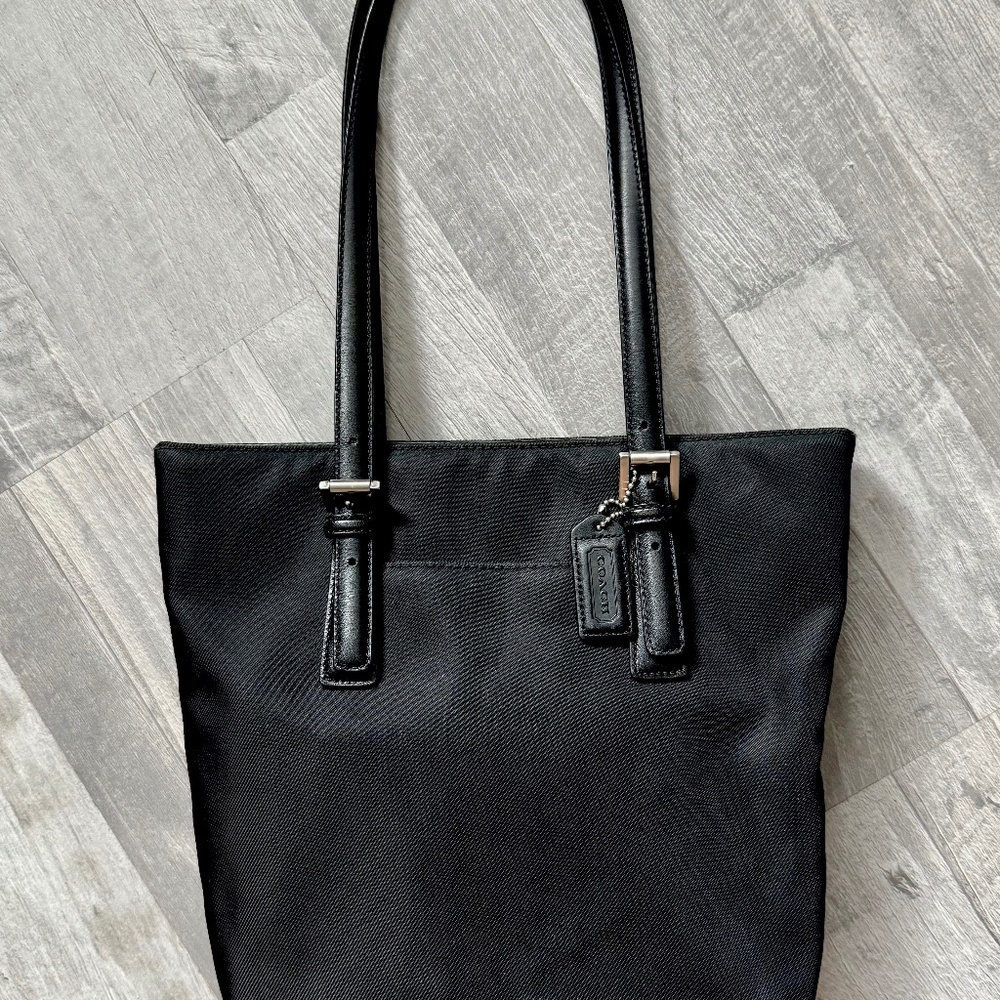 Vintage COACH Black Mini Tote